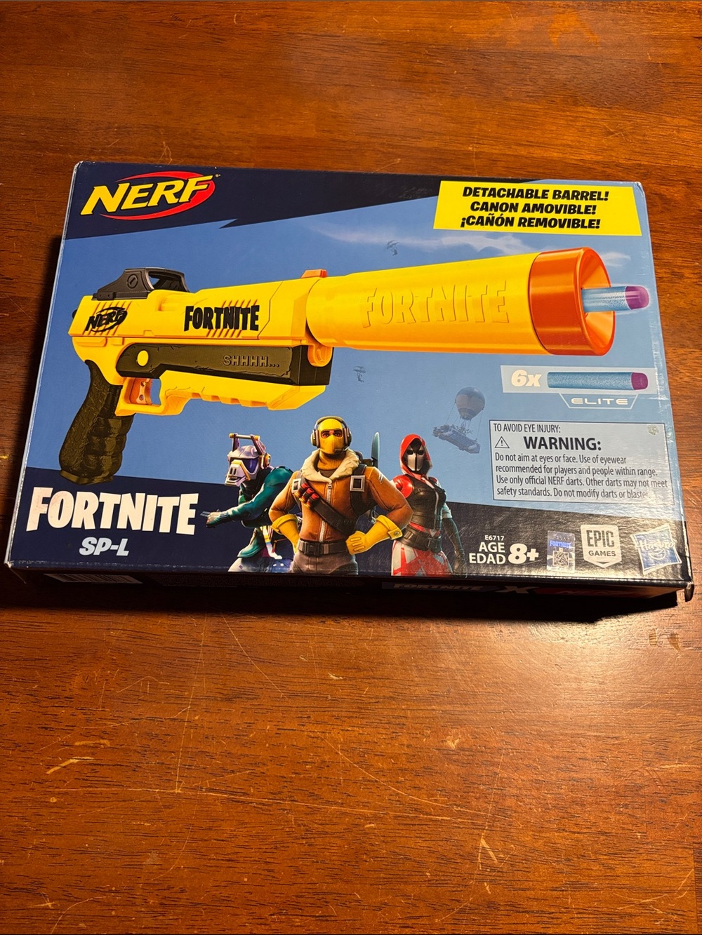 Nerf Fortnite SP-L Blaster — Yellow with Black Accents